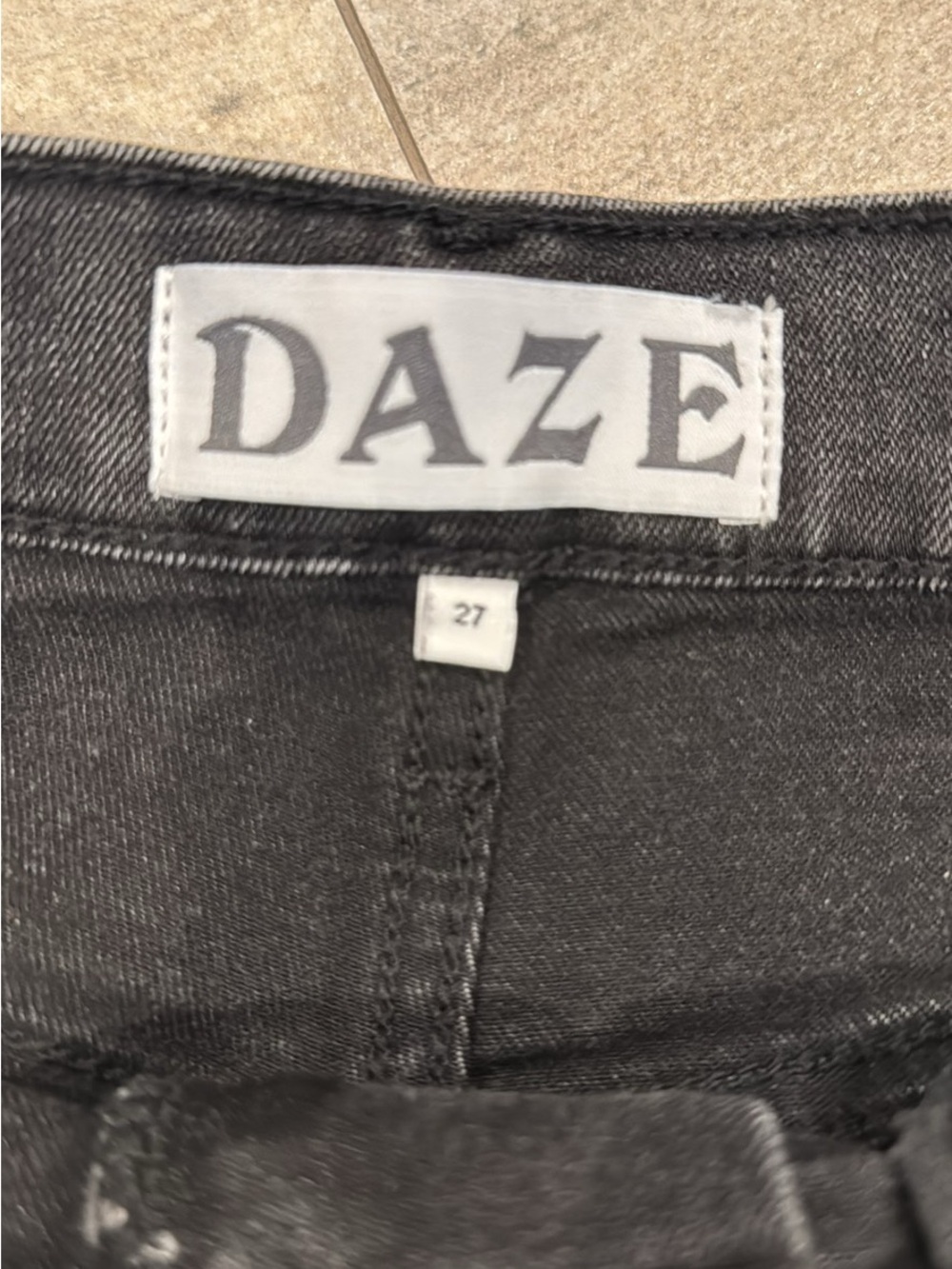 DAZE Black Denim Jeans - Size 27
